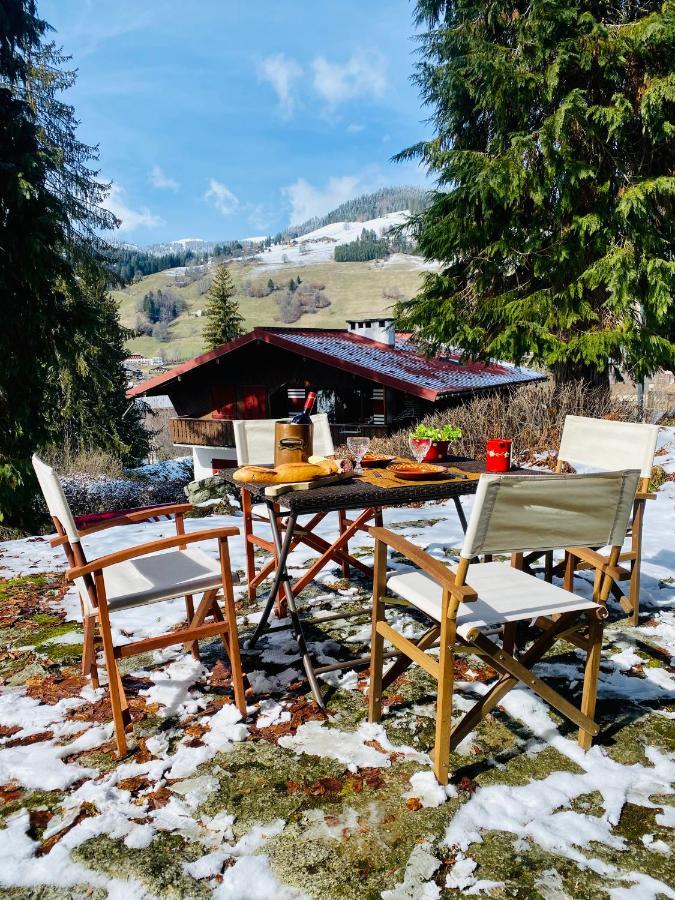 Cocon Alpin, Situation Top, Chalet Reine Des Neiges Megève Exterior foto